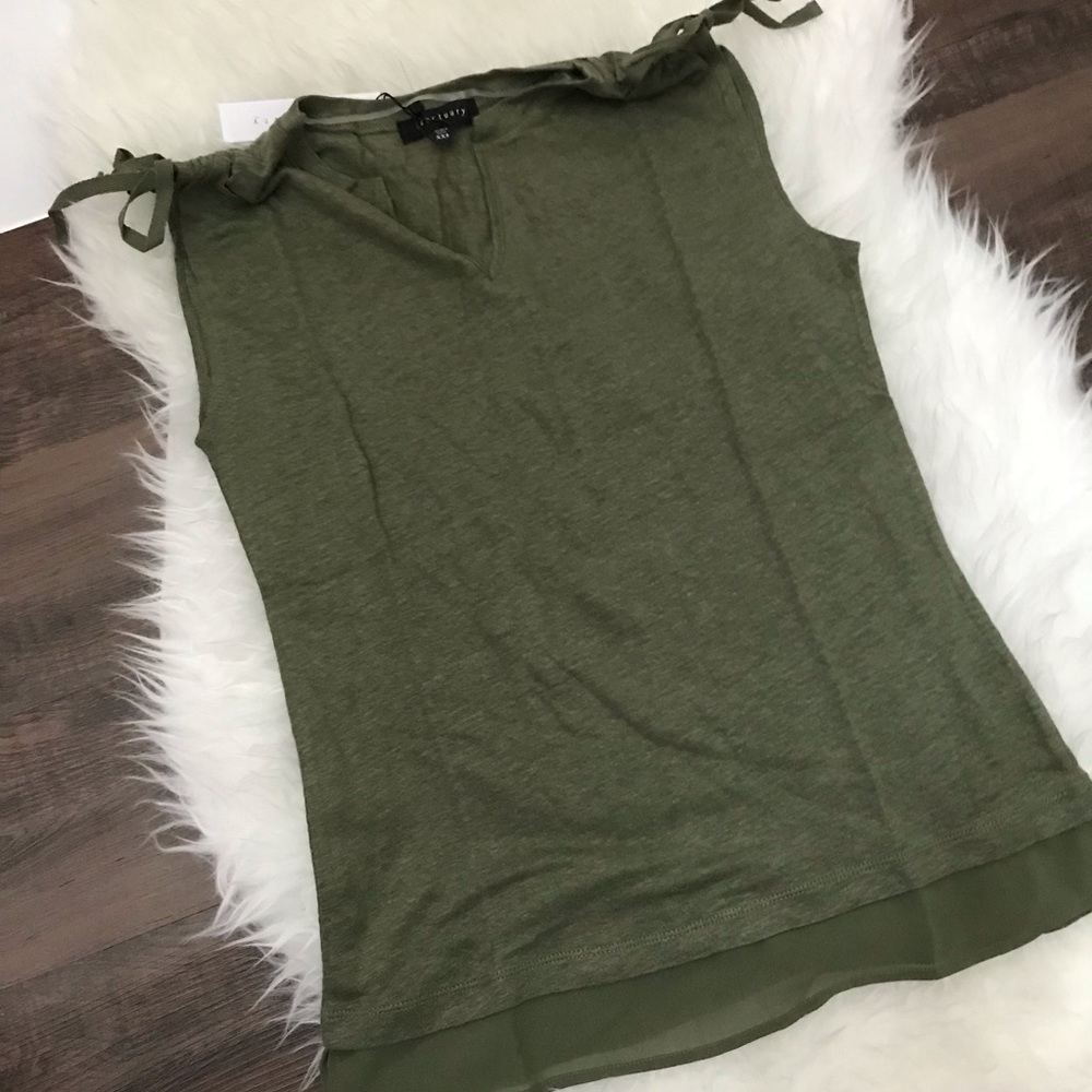Sanctuary Nora Tiered Hem Top “Cadet” XXS. B26 - Picture 6 of 6